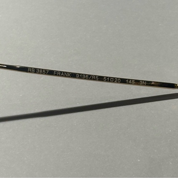 Ray-Ban RB3857 FRANK 9196/R5 Sunglasses With Lenses NO CASE - Picture 5 of 8